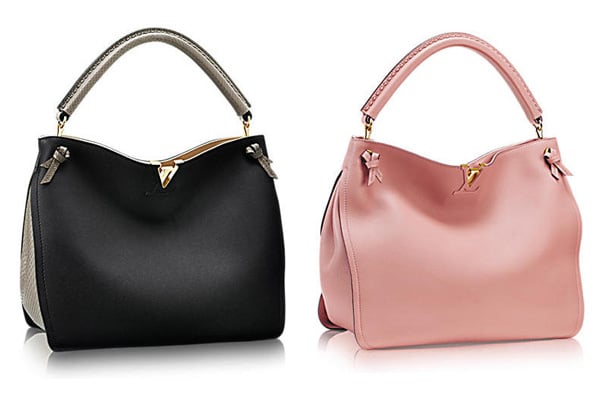 Louis Vuitton Tournon Taurillon Leather Hobo Bag Galet