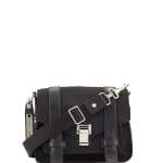 Proenza Schouler Black Nylon PS1 Small Crossbody Bag