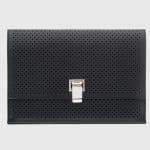 Proenza Schouler Black Perforated Small Lunch Bag