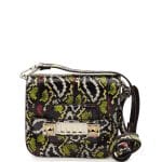 Proenza Schouler Black/Sulfur:Red Snakeskin PS11 Tiny Bag