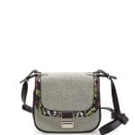 Proenza Schouler Black/White Canvas/Snakeskin Kent Tiny Shoulder Bag