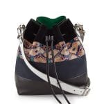 Proenza Schouler Multicolor Snakeskin-Striped Leather Medium Bucket Bag