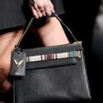 Valentino Black My Rockstud Top Handle Bag - Spring 2016