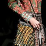 Valentino Black/Multicolor Net Shoulder Bag - Spring 2016