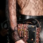 Valentino Black/Pink Hand-Painted Flap Bag - Spring 2016