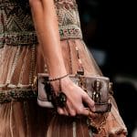 Valentino Brown Embellished Mini Flap Bag - Spring 2016