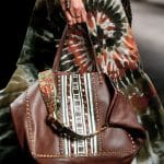 Valentino Brown Hand-Painted Rockstud Tote Bag - Spring 2016