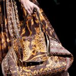 Valentino Burgundy Cheetah Print Rockstud Tote Bag - Spring 2016