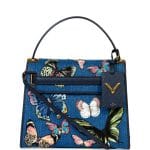 Valentino Denim Butterfly My Rockstud Bag