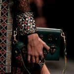 Valentino Green Embellished Flap Bag - Spring 2016