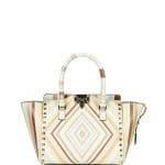 Valentino Multicolor Rockstud 1975 Micro Mini Shopper Bag