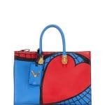 Valentino Red/Blue Superhero Spiderman Tote Bag