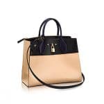 Louis Vuitton Bicolor City Steamer MM in Beige Bag