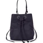 Balenciaga Dark Blue Papier Plate Bucket XS Bag