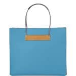 Balenciaga Light Blue Calfskin Cable Shopper Tote Small Bag