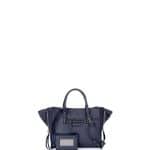 Balenciaga Navy Papier Zip Mini Tote Bag