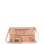 Balenciaga Salmon Metallic Edge Classic Envelope Strap Bag