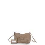 Balenciaga Taupe Metallic Edge Hip Bag