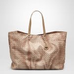 Bottega Veneta Sand Intrecciolusion Tote Medium Bag