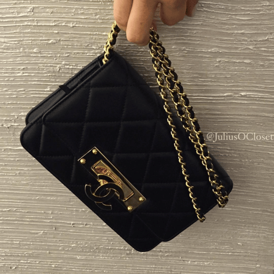 Chanel Black Golden Class WOC Bag 2