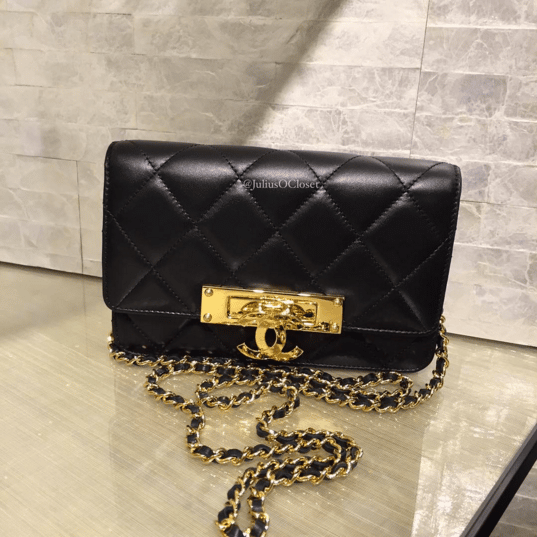 Chanel Black Golden Class WOC Bag 3