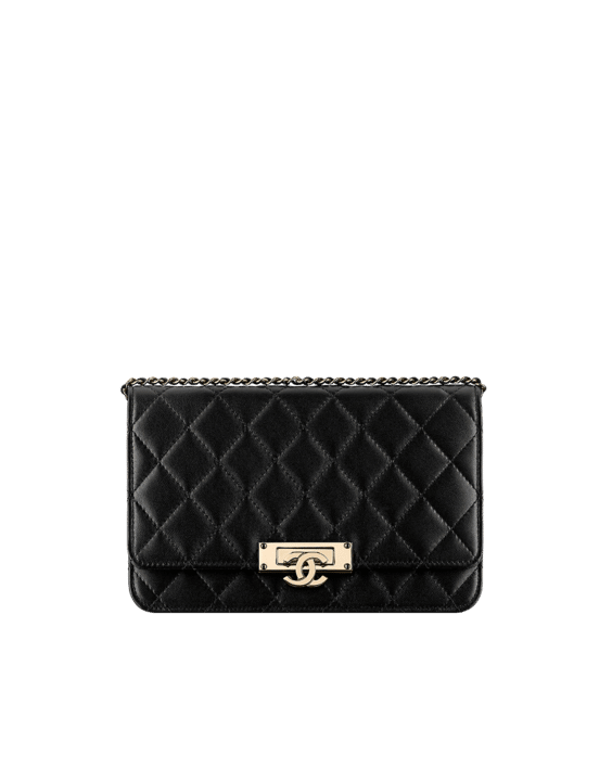 Chanel Black Golden Class WOC Bag