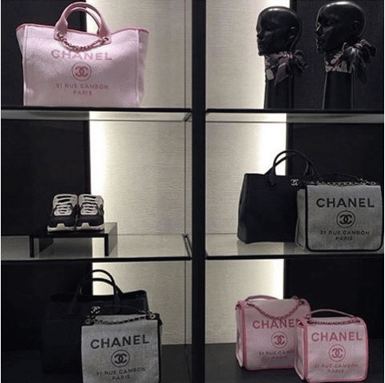 Chanel Medium Deauville Black Glitter Lurex Tote Bag 19A – Coco