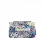 Chanel Multicolor Crochet-Work Flap Bag