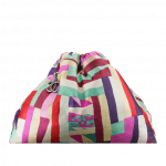 Chanel Multicolor Silk/Lambskin Backpack Bag