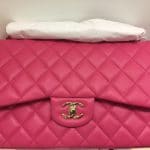 Chanel Pink Classic Flap Medium Bag - Cruise 2016