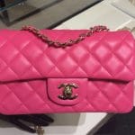 Chanel Pink Classic Flap Mini Bag - Cruise 2016