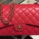 Chanel Red Classic Flap Medium Bag - Cruise 2016