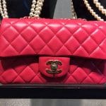 Chanel Red Classic Flap Mini Bag 3 - Cruise 2016