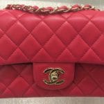 Chanel Red Classic Flap Mini Bag - Cruise 2016