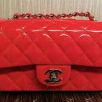 Chanel Red Patent Classic Flap Extra MIni Bag - Cruise 2016