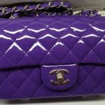 Chanel Violet Patent Classic Flap MIni Bag - Cruise 2016
