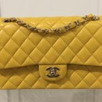 Chanel Yellow Classic Flap Medium Bag - Cruise 2016