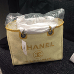 Chanel Yellow Deauville Tote Small Bag