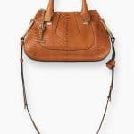 Chloe Caramel Python Hayley Double Carry Small Bag