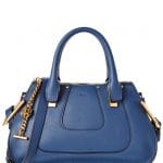 Chloe Navy Hayley Double Carry Small Bag