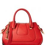 Chloe Red Hayley Double Carry Small Bag