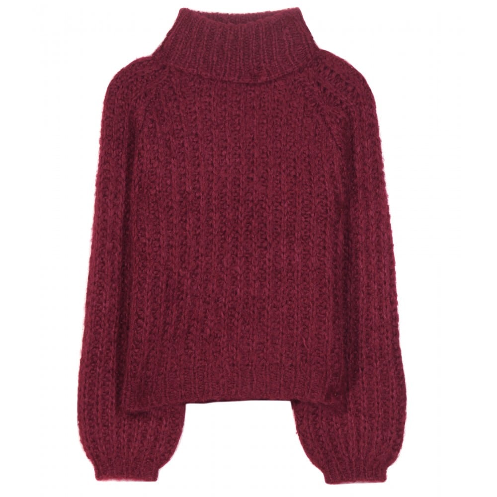 Chloe Silk/Mohair/Wool Turtleneck Sweater