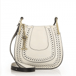 Chloe White Perforated Hayley Hobo Small Bag