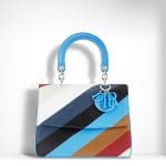 Dior Multicolor Pleated Lambskin Be Dior Small Bag