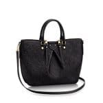 Louis Vuitton Black Monogram Empreinte Mazarine MM Bag