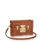 Louis Vuitton Clay Crocodile Petite Malle Bag