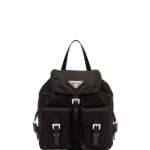 Prada Black Vela Crossbody Backpack Mini Bag