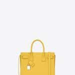 Saint Laurent Yellow Sac De Jour Baby Bag