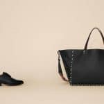 Valentino Black Oxfords and Rockstud Tote Bag - Spring 2016