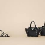Valentino Black Sandals and Rockstud Tote Bags - Spring 2016